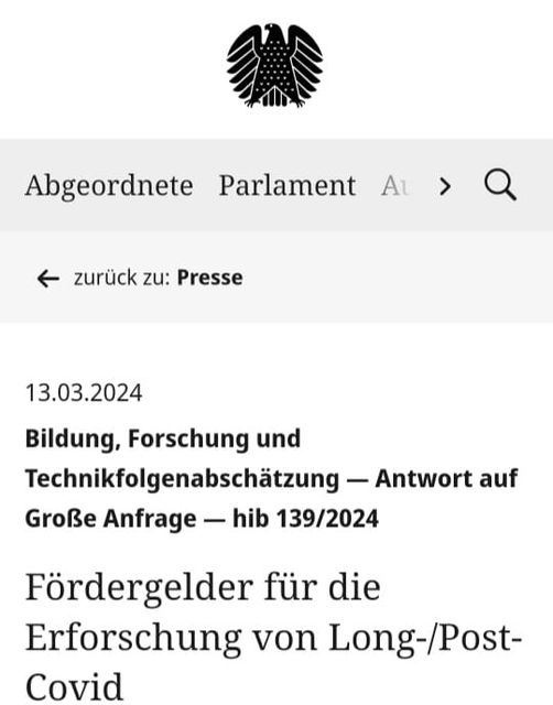 Fördergelder für die Erforschung von Long Covid