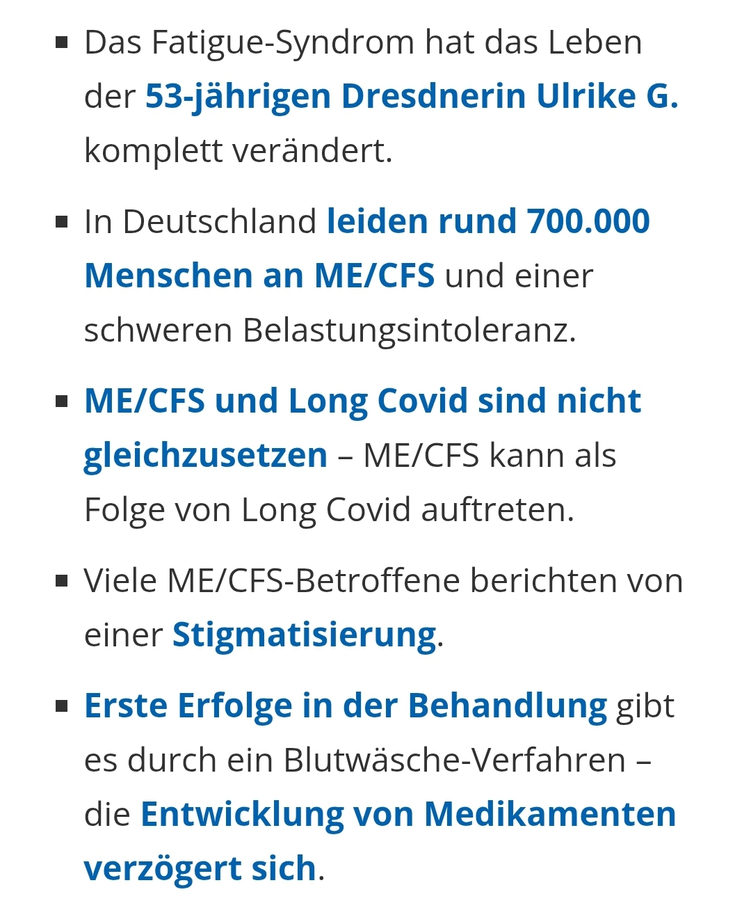 MDR mecfs Kampf 2